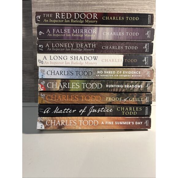 9 Charles Todd Ian Rutledge Mysteries Detective Mystery Fiction Paperback - Picture 16 of 16